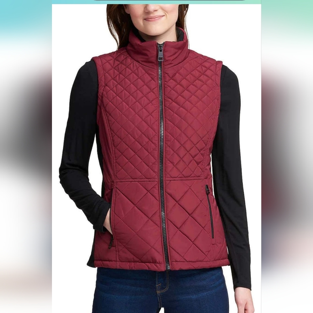 Andrew Marc Ladies’ Quilted Vest Sz Xl